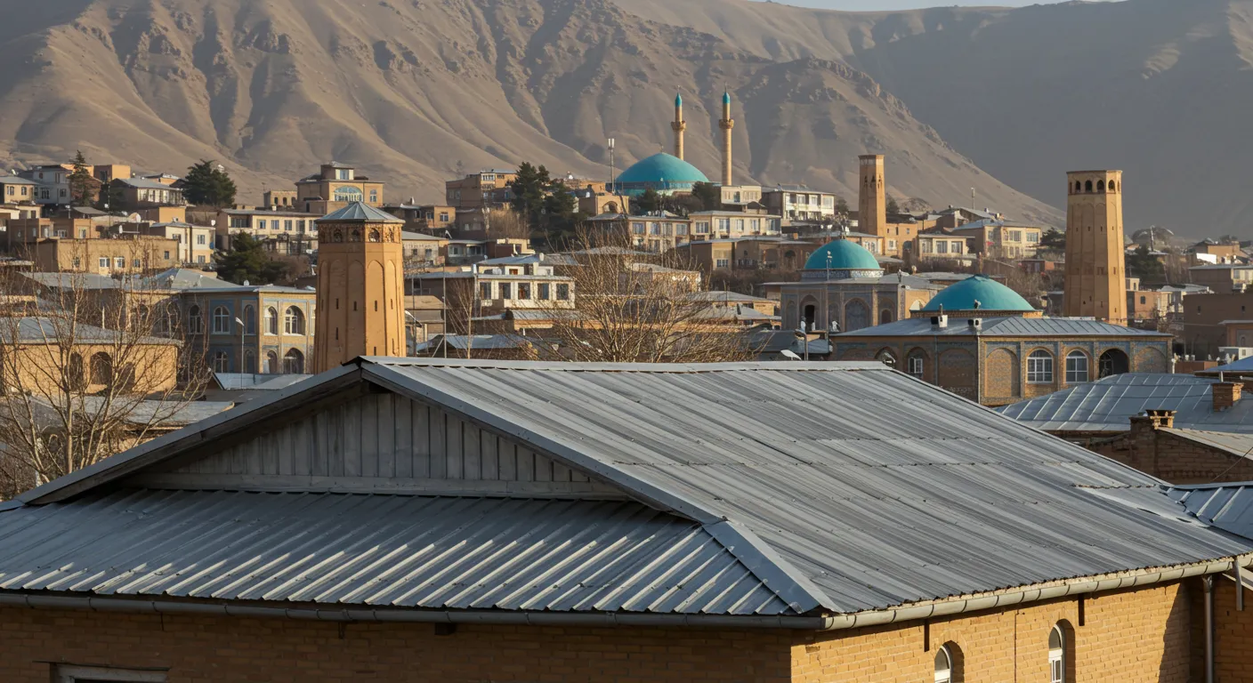سقف شیروانی در اردبیل شهرک بعثت